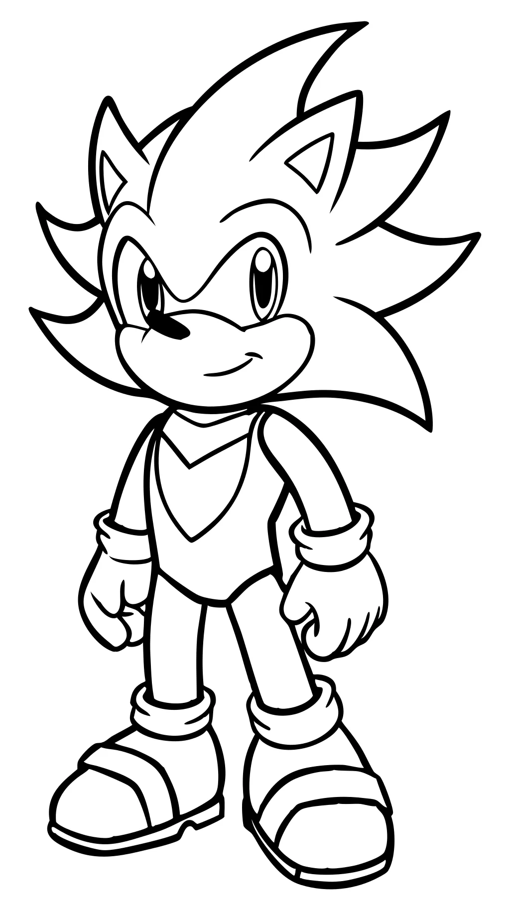 sonic coloring pages silver